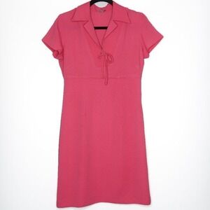 Kate Womens Hot Pink Barbiecore Polo‎ Short Dress Size 2